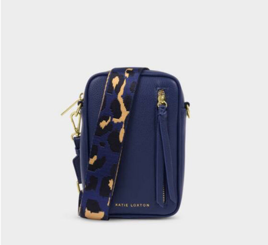 Hallie Small Crossbody Bag- Midnight Blue