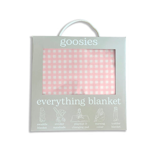 Everything Blanket- Gingham Pink