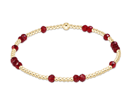 gameday flirty hope unwritten bracelet - maroon
