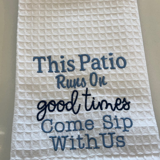 This Patio Tea Towel