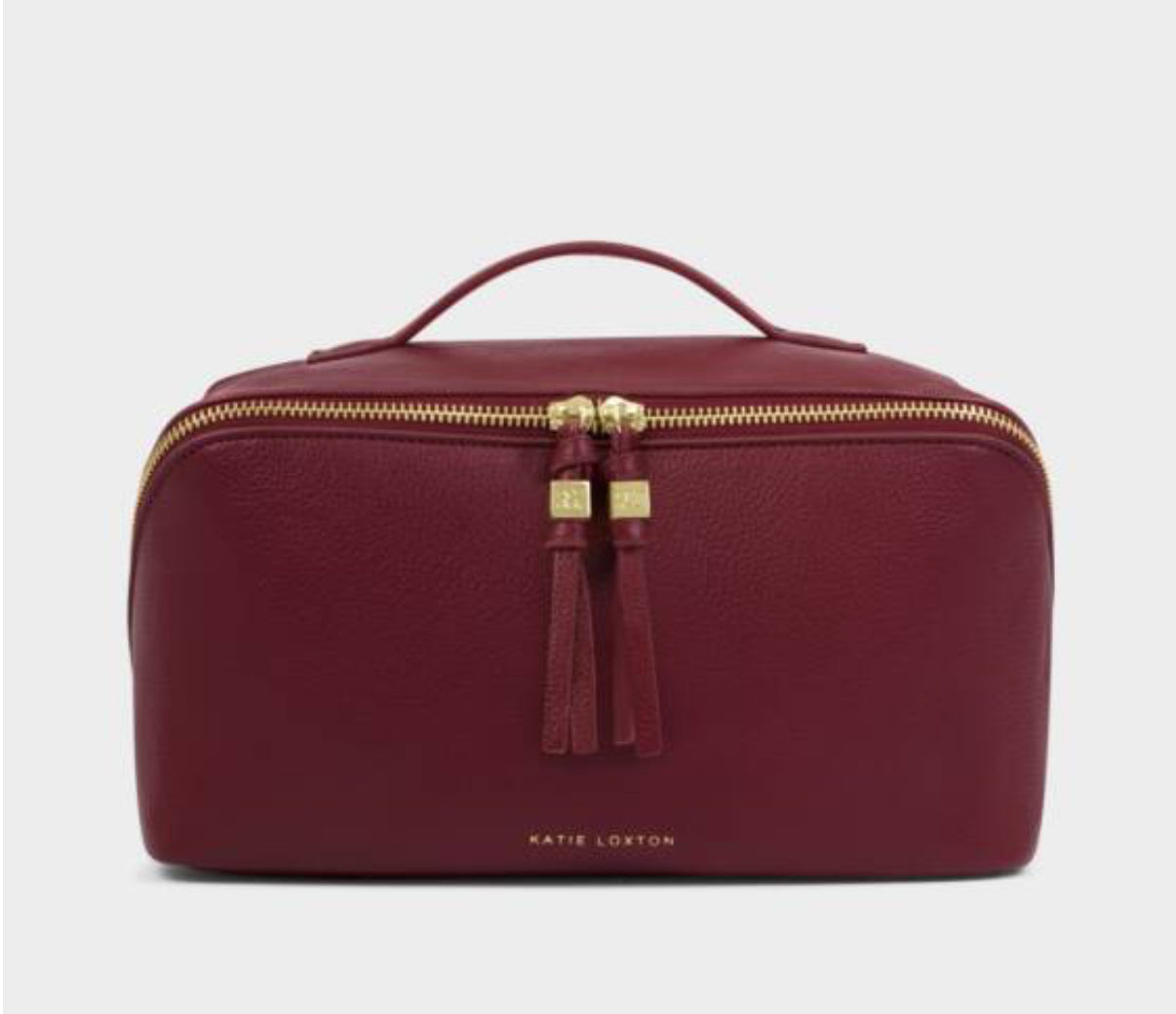 SoHo Make Up Bag Large- Cherry