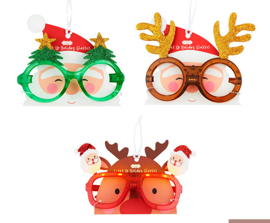 Light Up Christmas Glasses