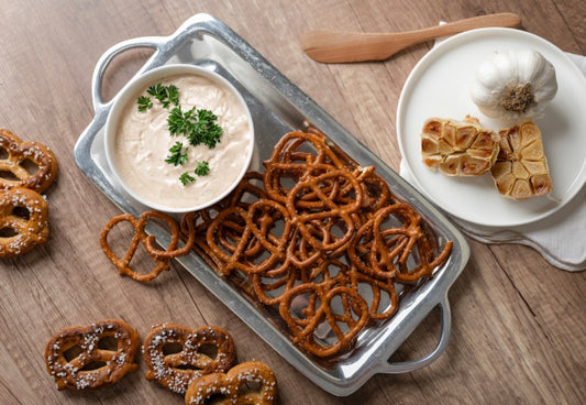 Roasted Garlic Boozy Dip