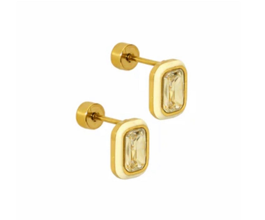 Screwback Stud Earrings - Whitney