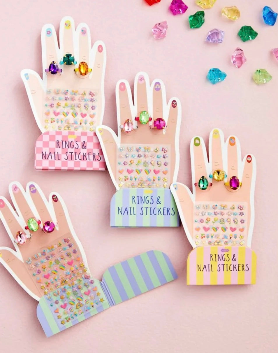 Rings & Nail Sticker Set