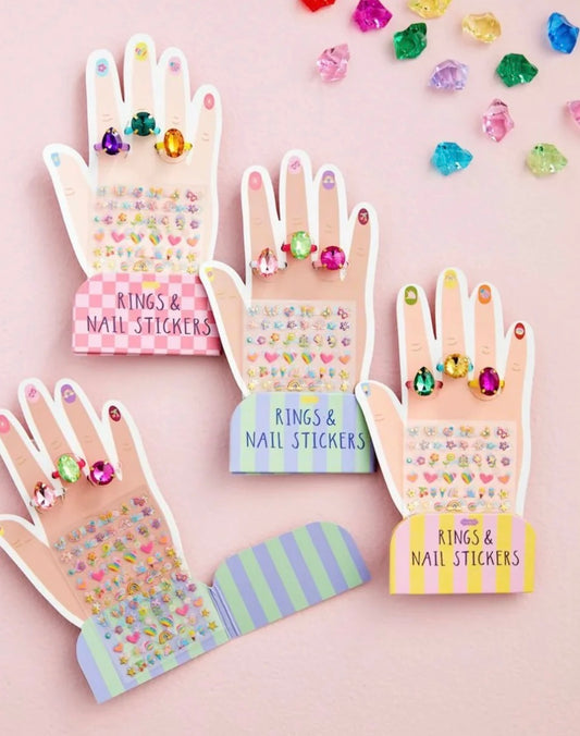 Rings & Nail Sticker Set