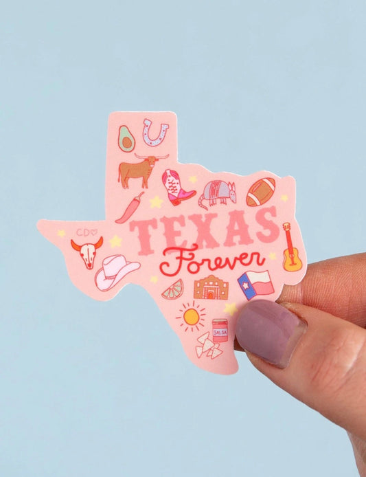Texas Forever Western Decal Sticker
