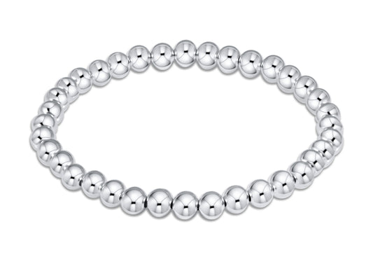 Classic sterling 5mm bead bracelet