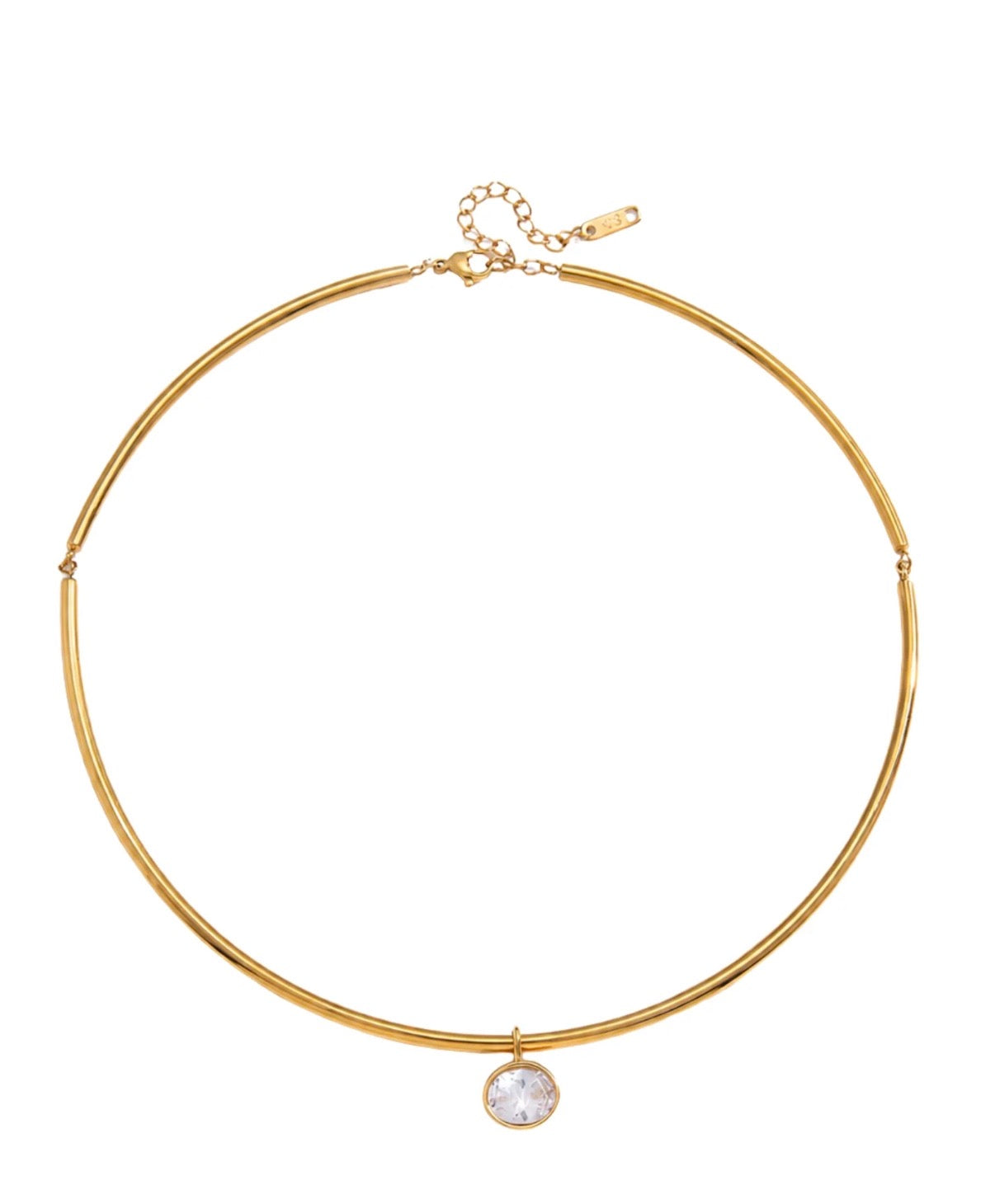 Keepsake Collar Necklace- Round