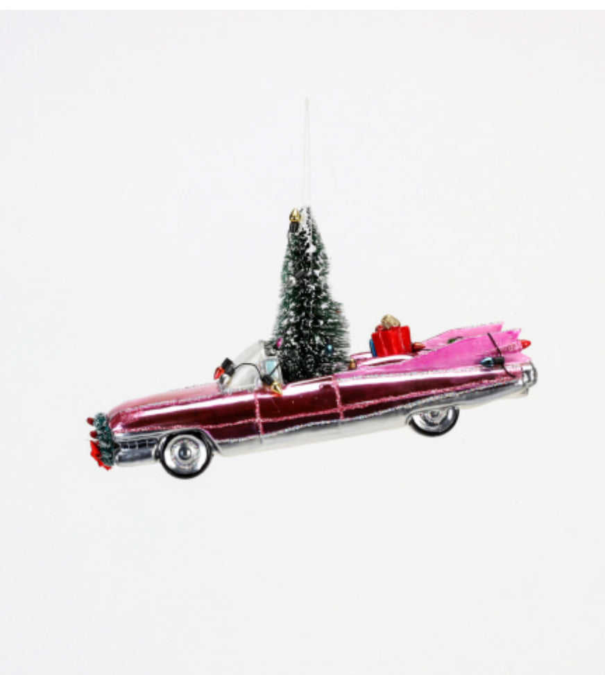 Pink Caddy Ornament
