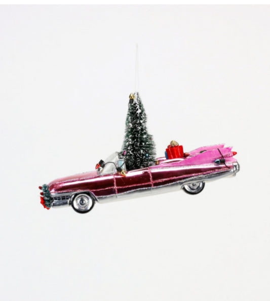 Pink Caddy Ornament