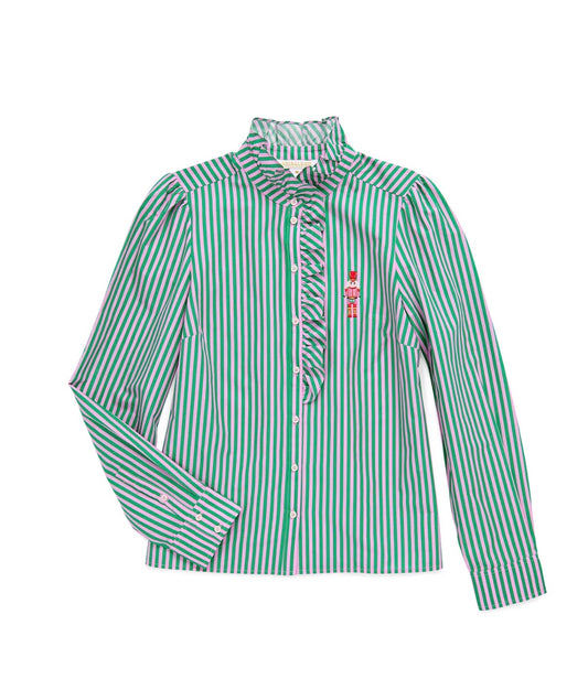 Nutcracker Ruffle Blouse
