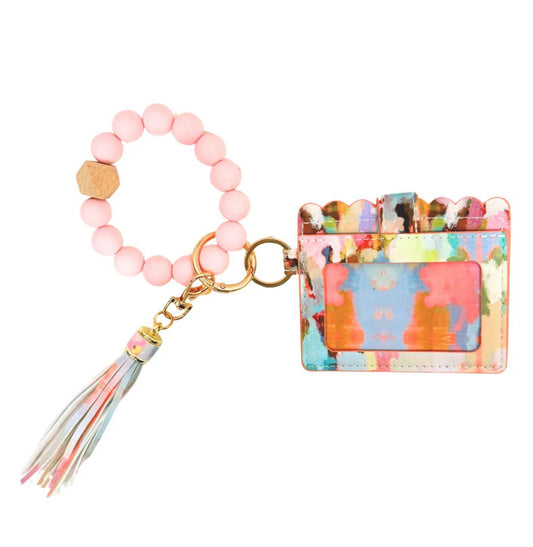 Keychain Wristlet Wallet- Brooks Avenue