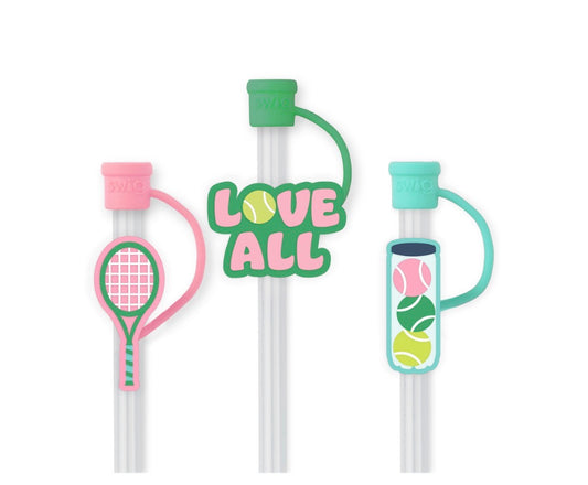Match Point Straw Toppers