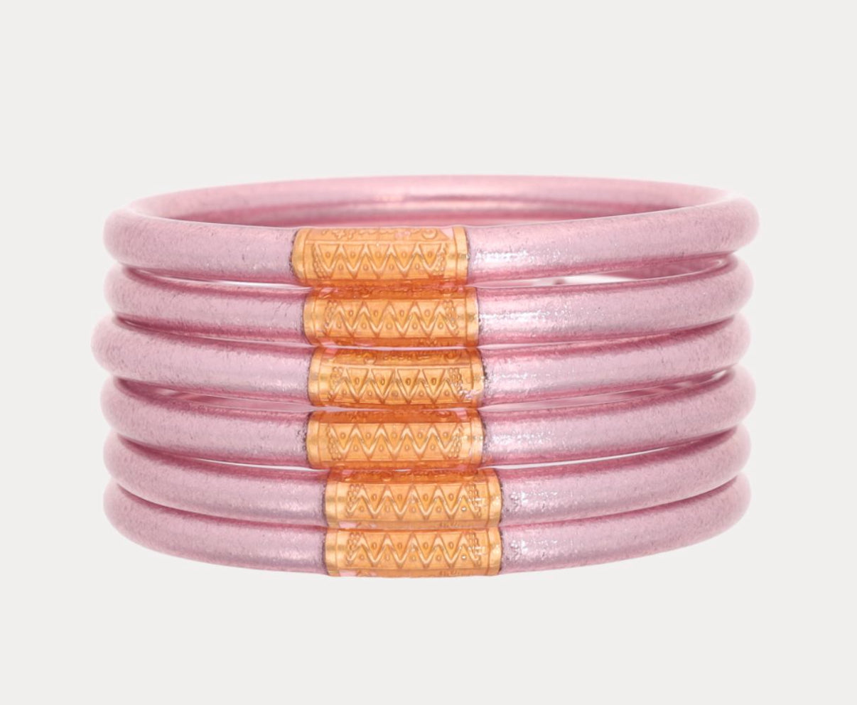 Ice Rose All Weather Bangles®, set of 6