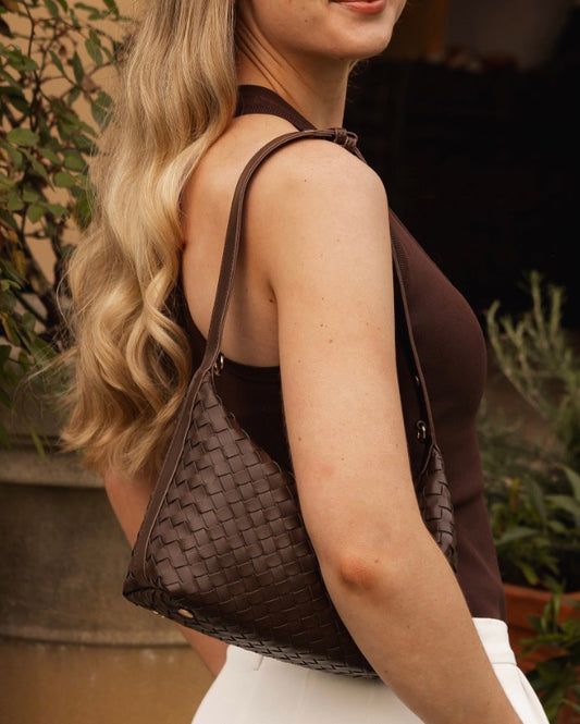 Madeline Shoulder Bag- Chocolate