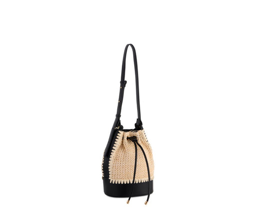 Mia Bucket Bag- Black