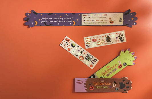 Mud Pie Halloween Tattoo Book