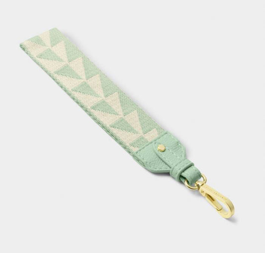 Canvas Wristlet Strap- Sage Green
