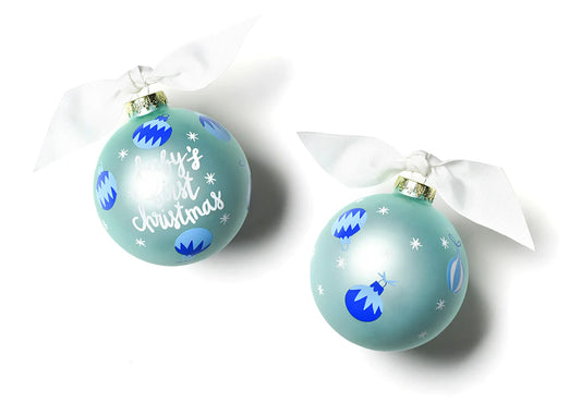 Baby's First Ornament- Blue