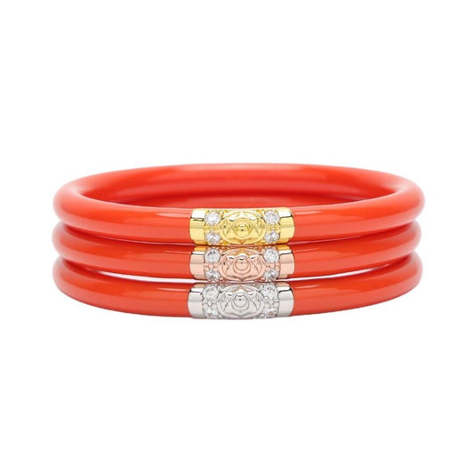 Three Kings All Weather Bangle Coral