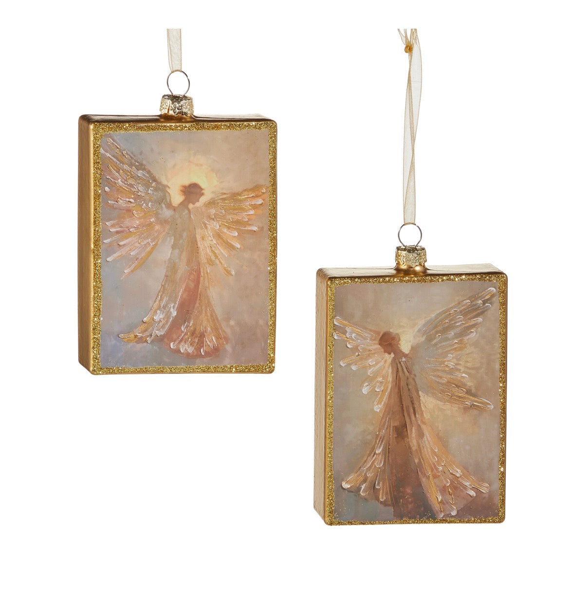 Celestial Radiance Rectangle Ornament