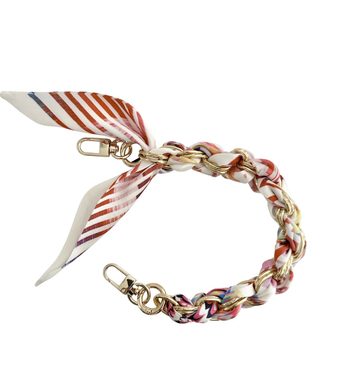 Gold Phone Chain with Scarf- UUU
