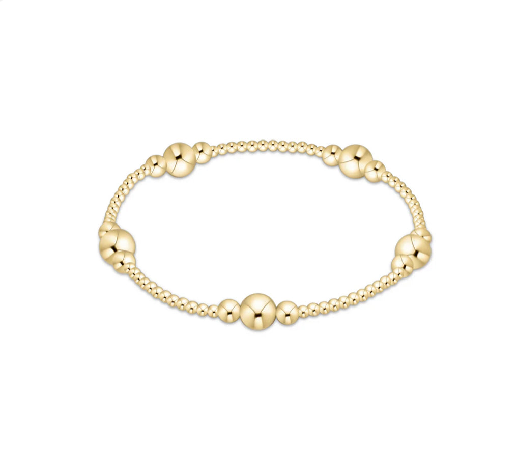 Classic Gold Purpose Gold 6mm Bead Bracelet