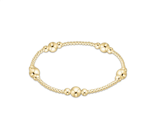 Classic Gold Purpose Gold 6mm Bead Bracelet