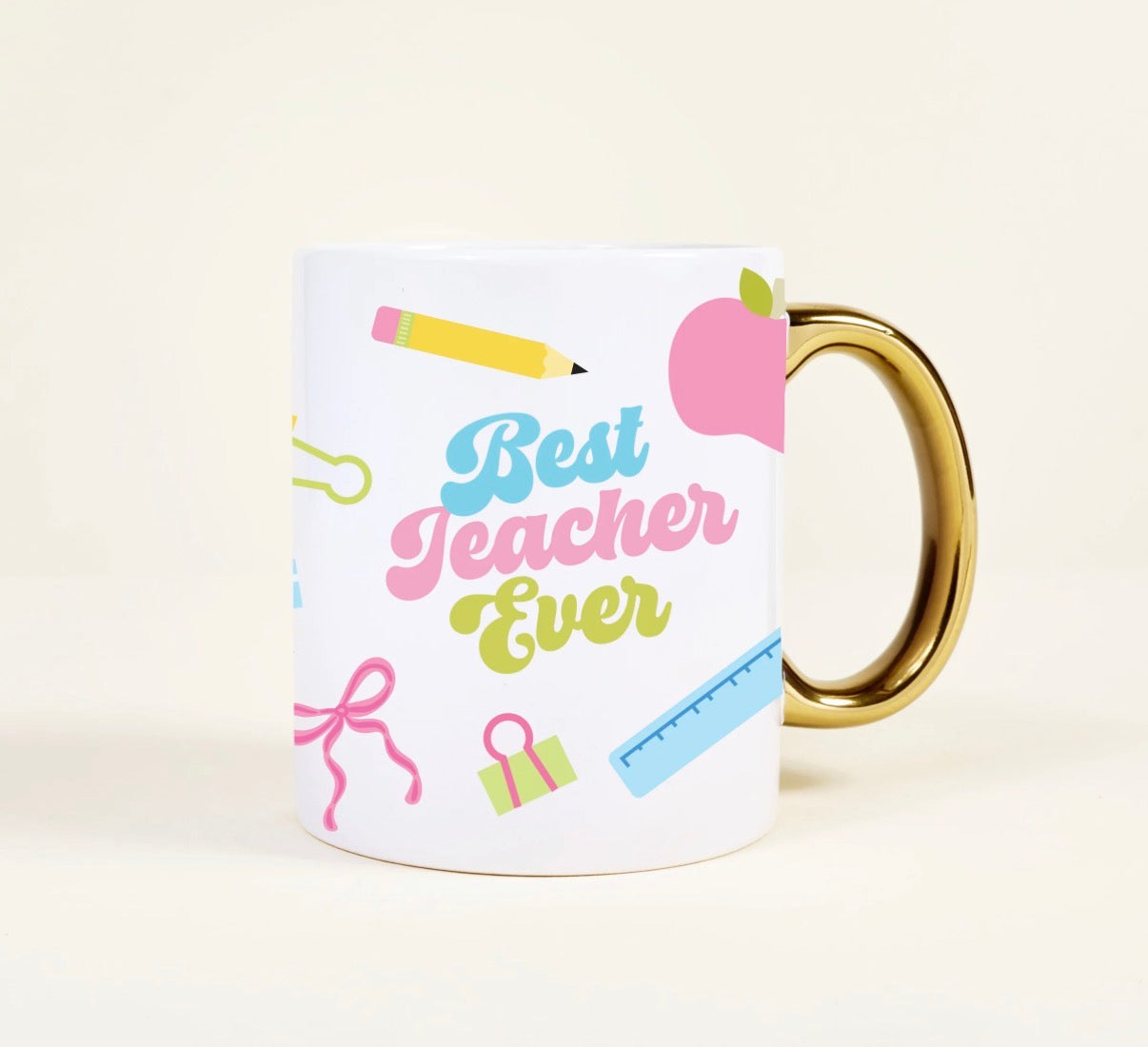Best Teacher Ever Ceramic Mug