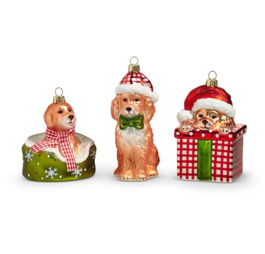 5.5" Celebrate the Season Pup Ornament