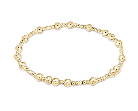 egirl Hope Unwritten 4mm Bead Bracelet- Gold