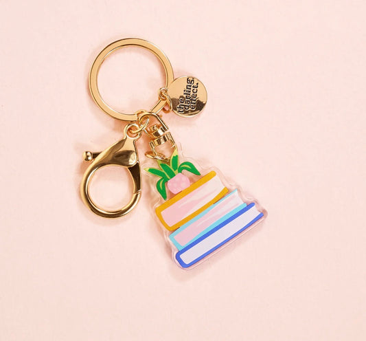 Acrylic Keychain- Book Nook