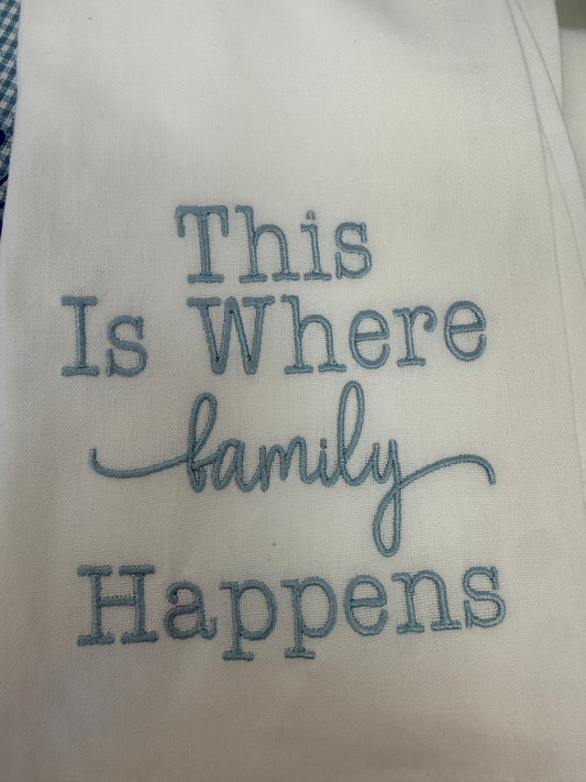 Family Tea Towel