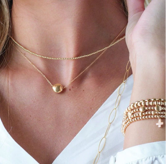 17” Choker Classic Gold 2mm Bead