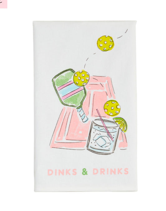 Dinks & Drinks Tea Towel