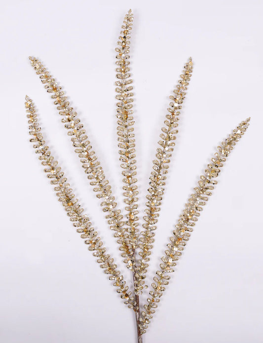 Christmas Feathers- Champagne 35”