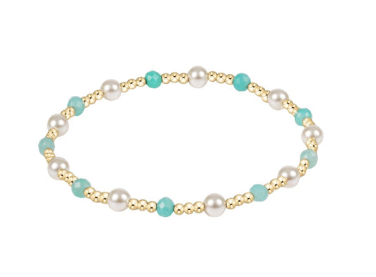 Pearl Sincerity 4mm Gem Bracelet - Amazonite