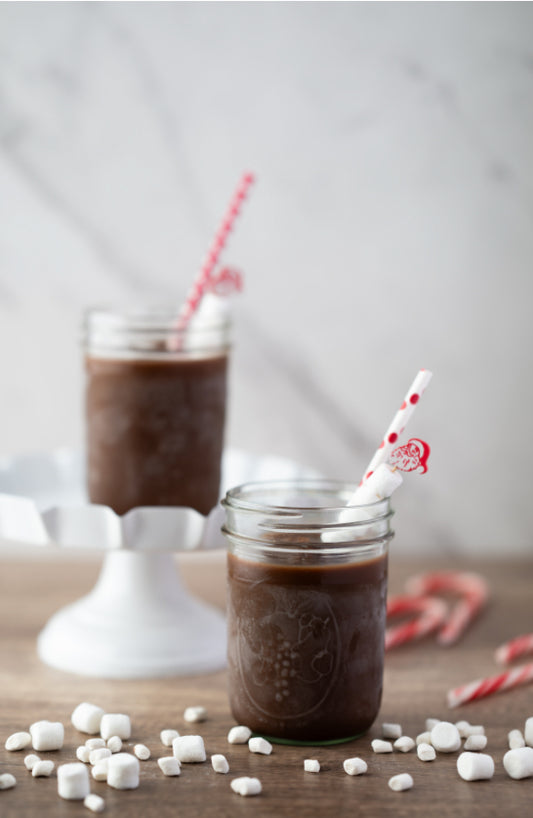 Boozy Frozen Hot Cocoa Slush