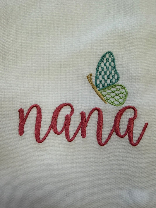 Nana Butterfly Tea Towel