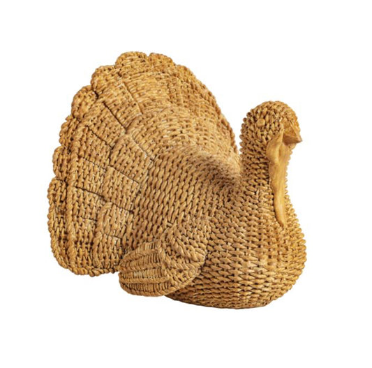 Wicker Resin Turkey Sitter