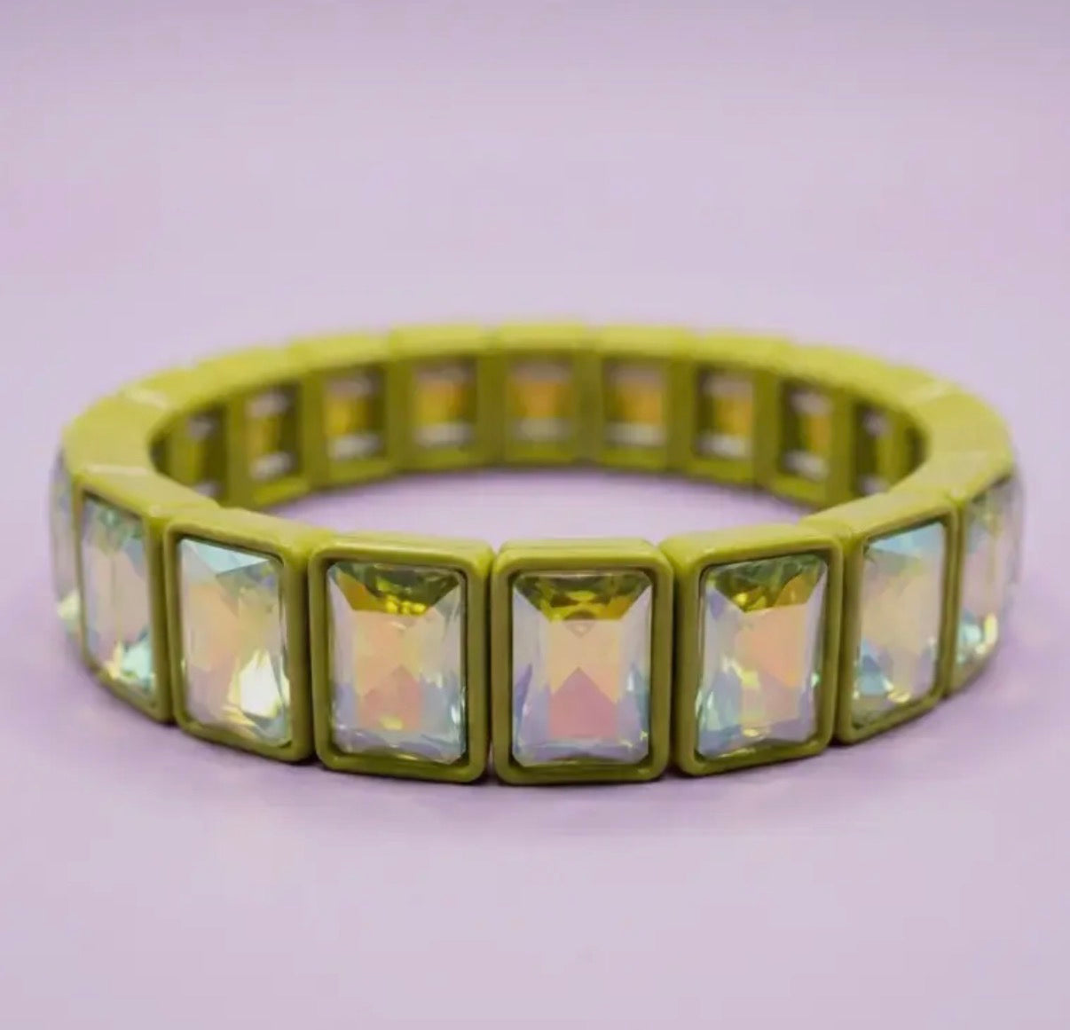 Spring Enamel Stretch Bracelet - Estelle