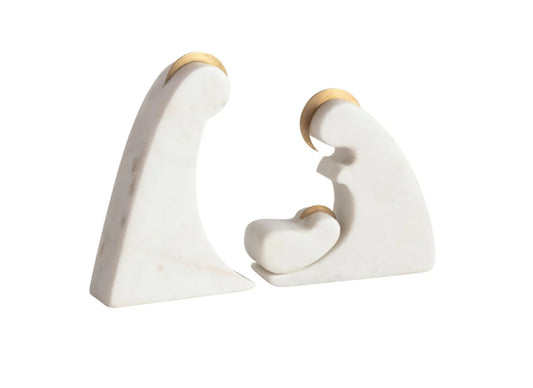 Marble and Gold Nativity