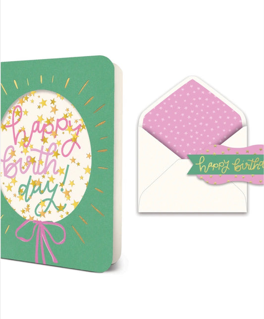 Born to Sparkle Deluxe Greeting Card