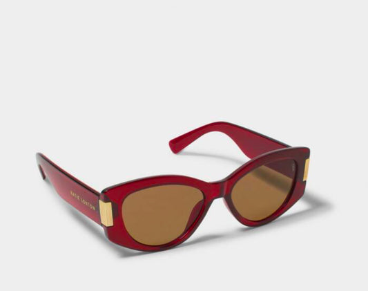 Rimini Sunglasses- Deep Red