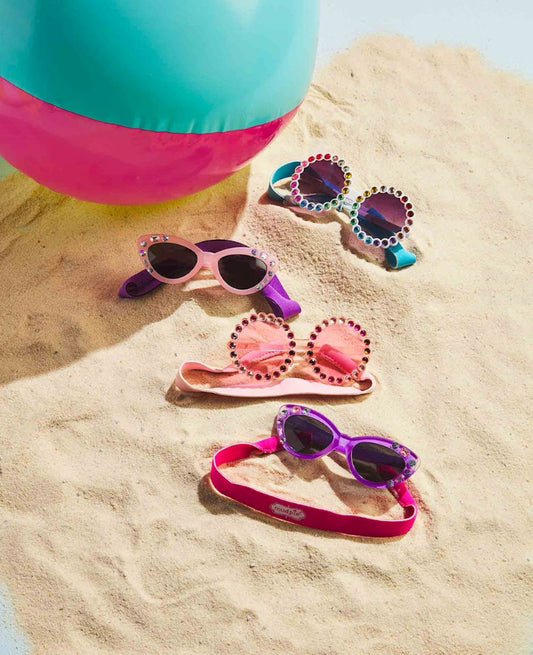 Girl Toddler Sunglasses with Neck Strap