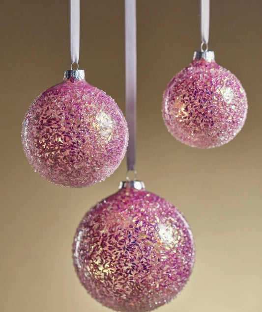Confetti Ornament- Pink