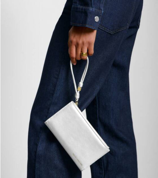 Arden Braided Mini Bag - Silver