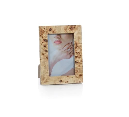 Burlwood Veneer Photo Frame