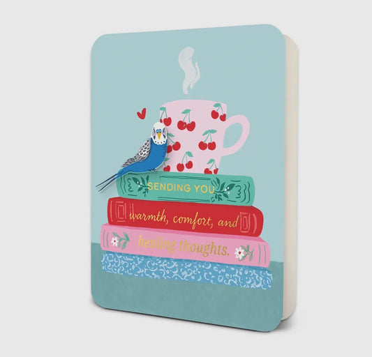 Sending You Thoughts Deluxe Greeting Card